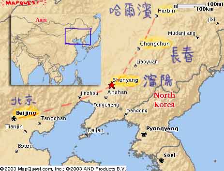 map shenyang